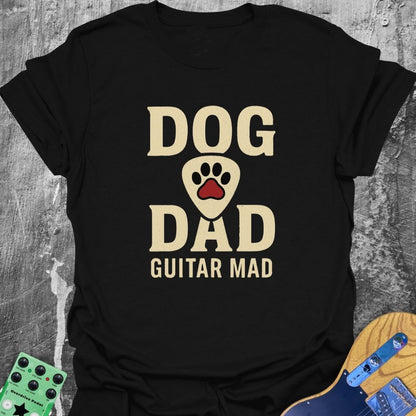 Dog Dad Guitar Mad Music Tee
