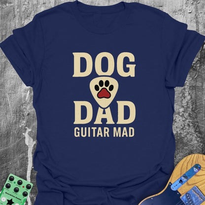 Dog Dad Guitar Mad Music Tee