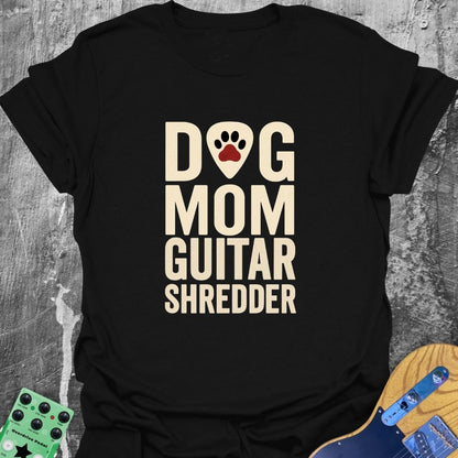 Dog Mom Guitar Shredder Music Tee