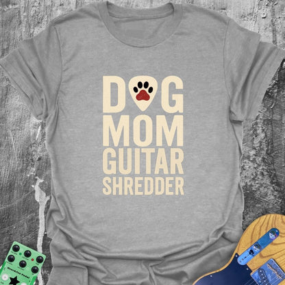 Dog Mom Guitar Shredder Music Tee