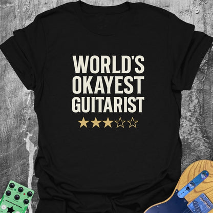 World's Okayest Guitarist Music Tee