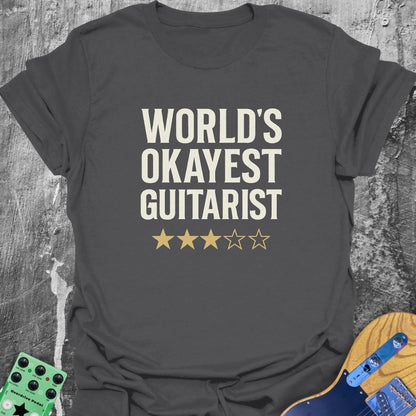 World's Okayest Guitarist Music Tee