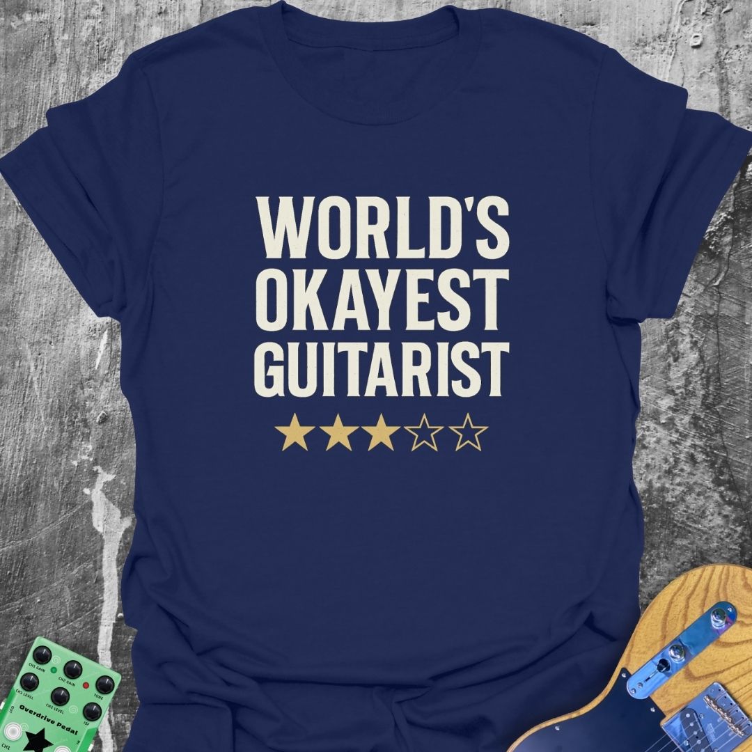 World's Okayest Guitarist Music Tee