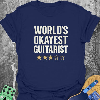 World's Okayest Guitarist Music Tee
