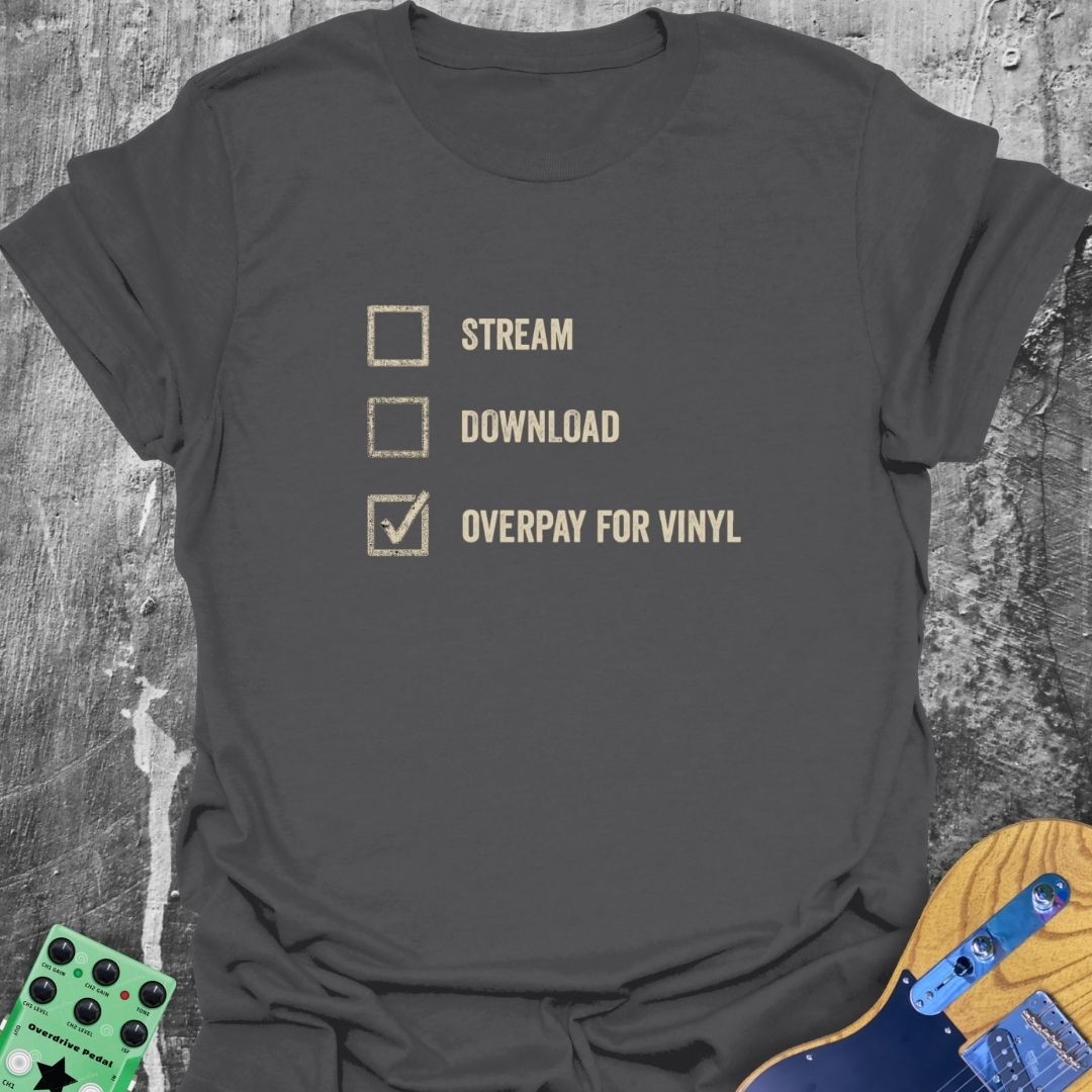 Stream Download Vinyl Music Tee