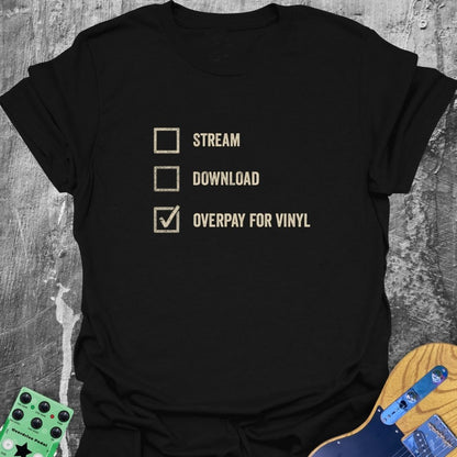 Stream Download Vinyl Music Tee