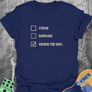 Stream Download Vinyl Music Tee