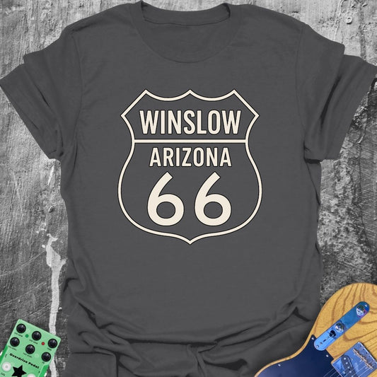 Winslow Arizona Route 66 Music Tee