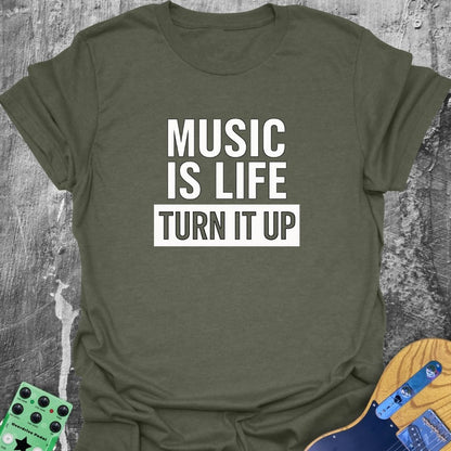 Music Is Life Music Tee