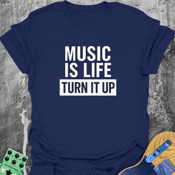 Music Is Life Music Tee