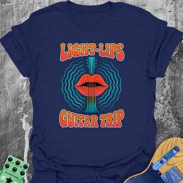 Light Lips Guitar Trip Music Tee