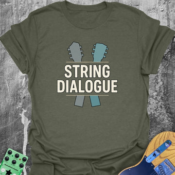String Dialogue Music Tee