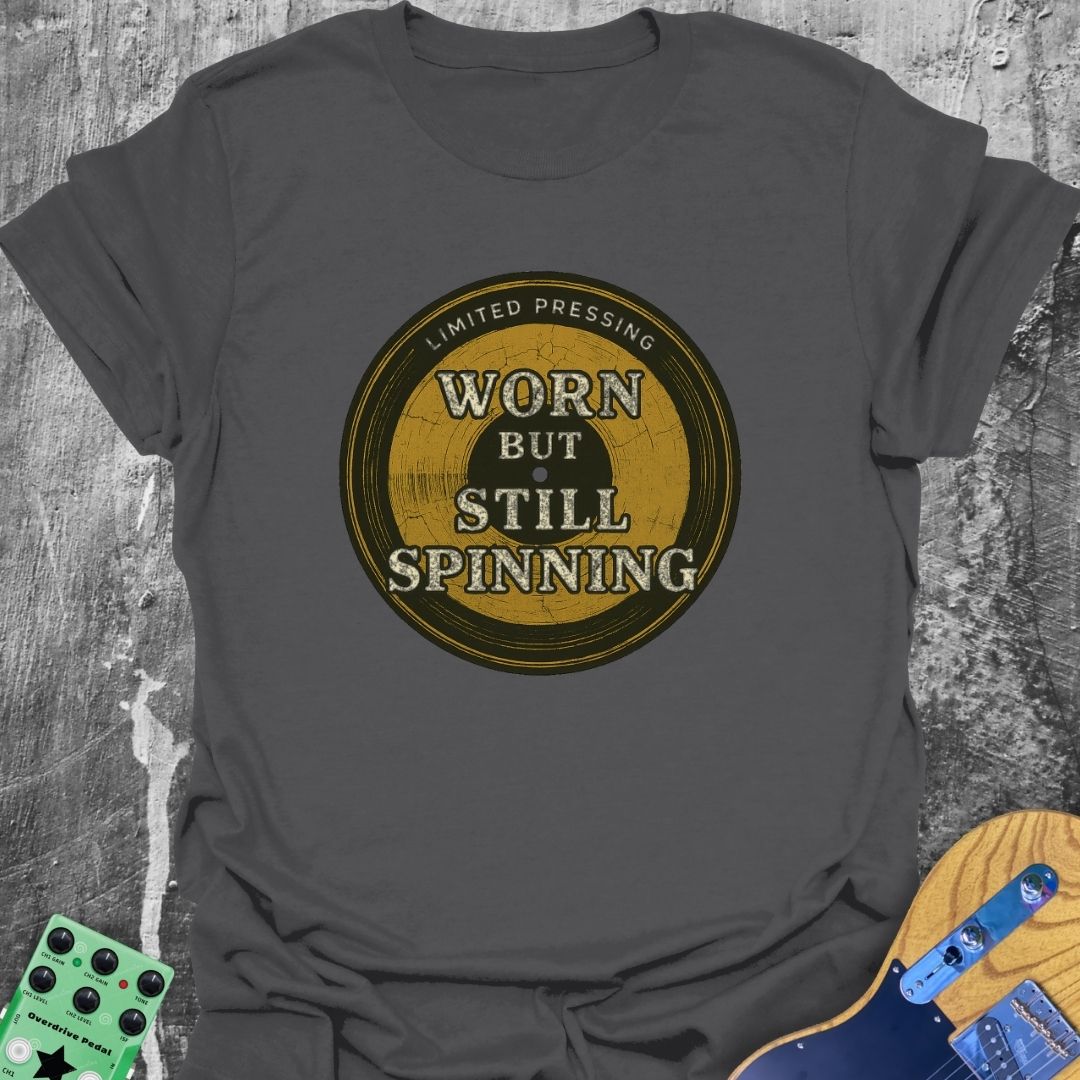Worn But Still Spinning Music Tee