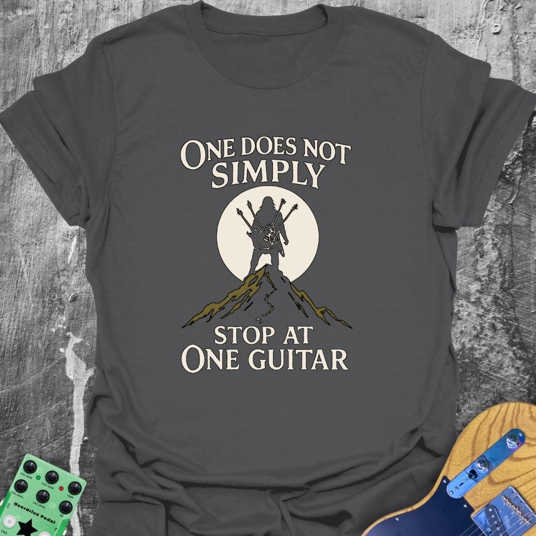 Epic Guitarist Silhouette Music Tee