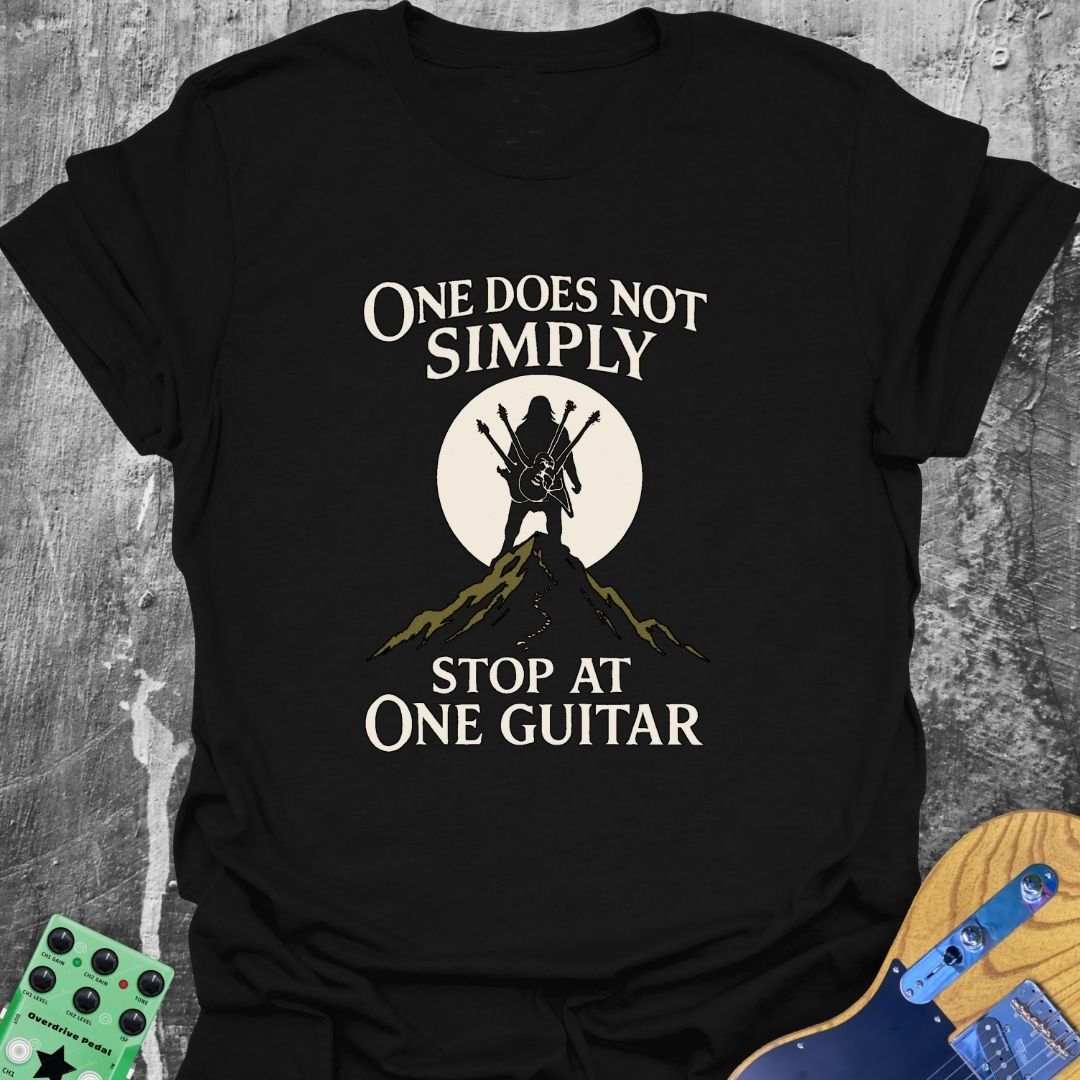 Epic Guitarist Silhouette Music Tee