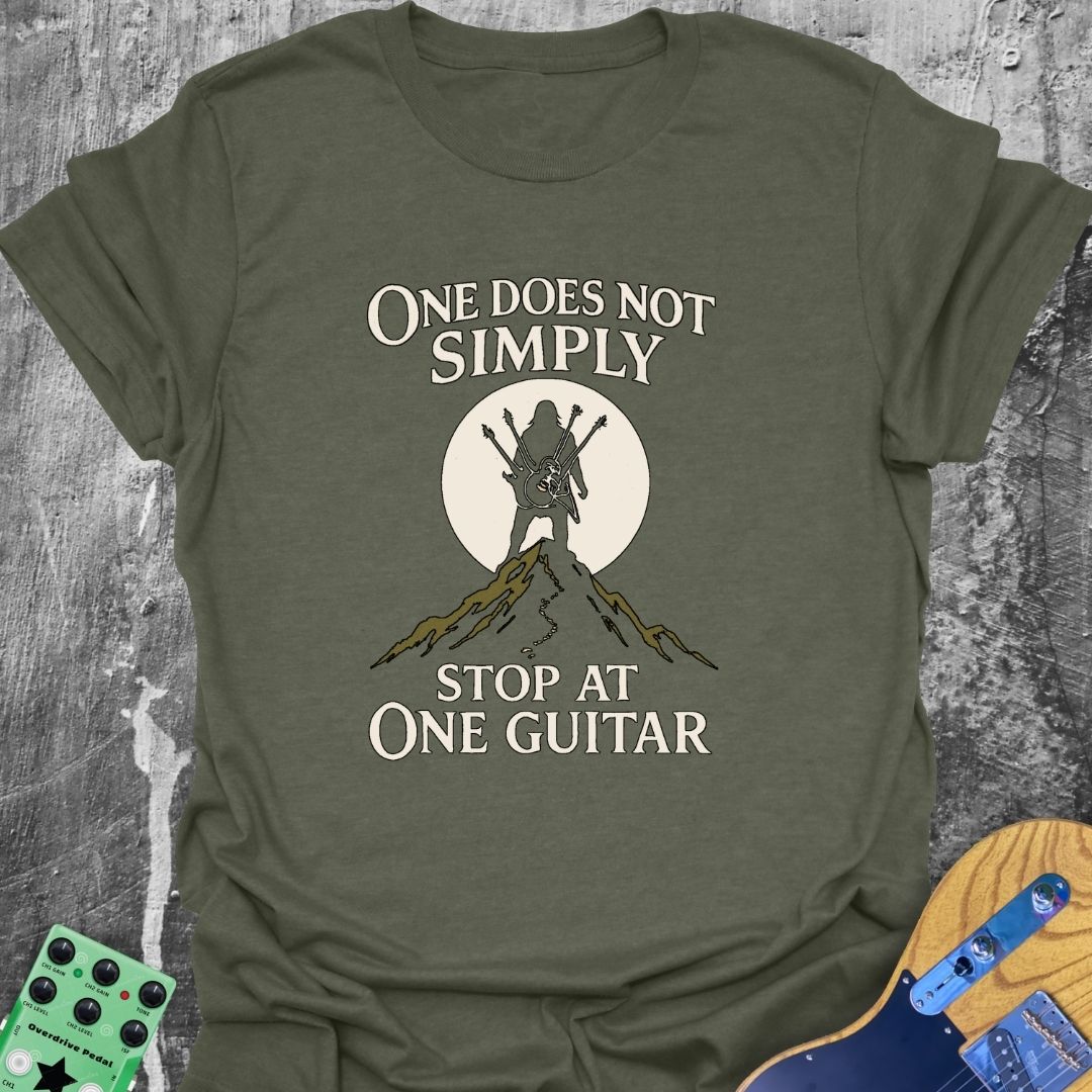 Epic Guitarist Silhouette Music Tee