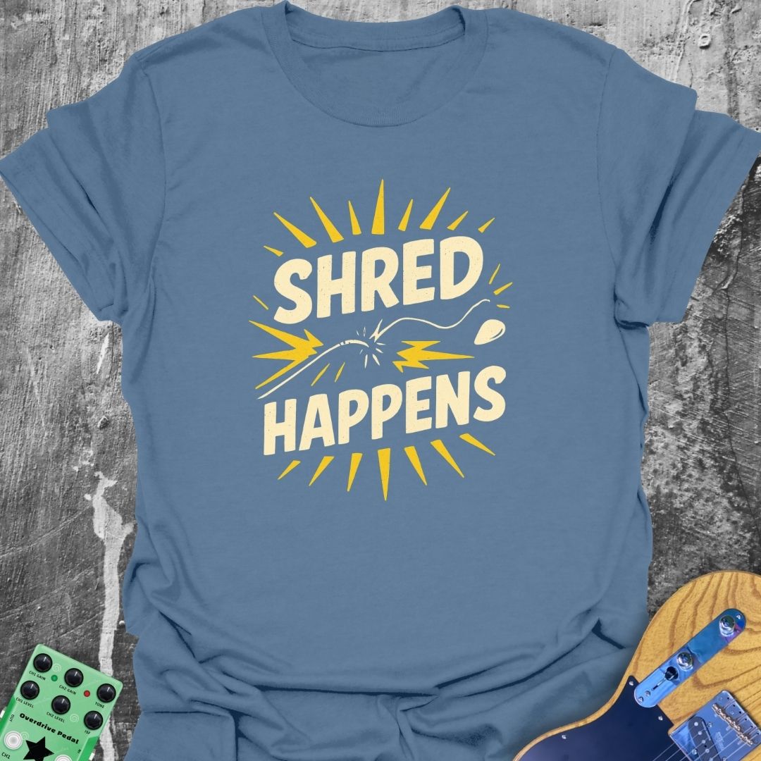 Shred Happens Music Tee