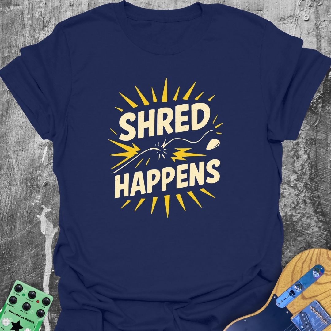 Shred Happens Music Tee
