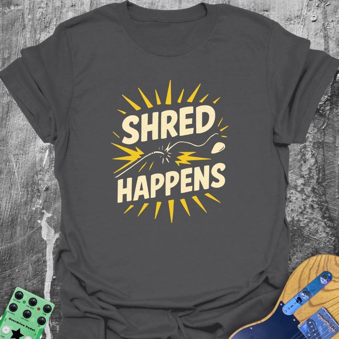 Shred Happens Music Tee