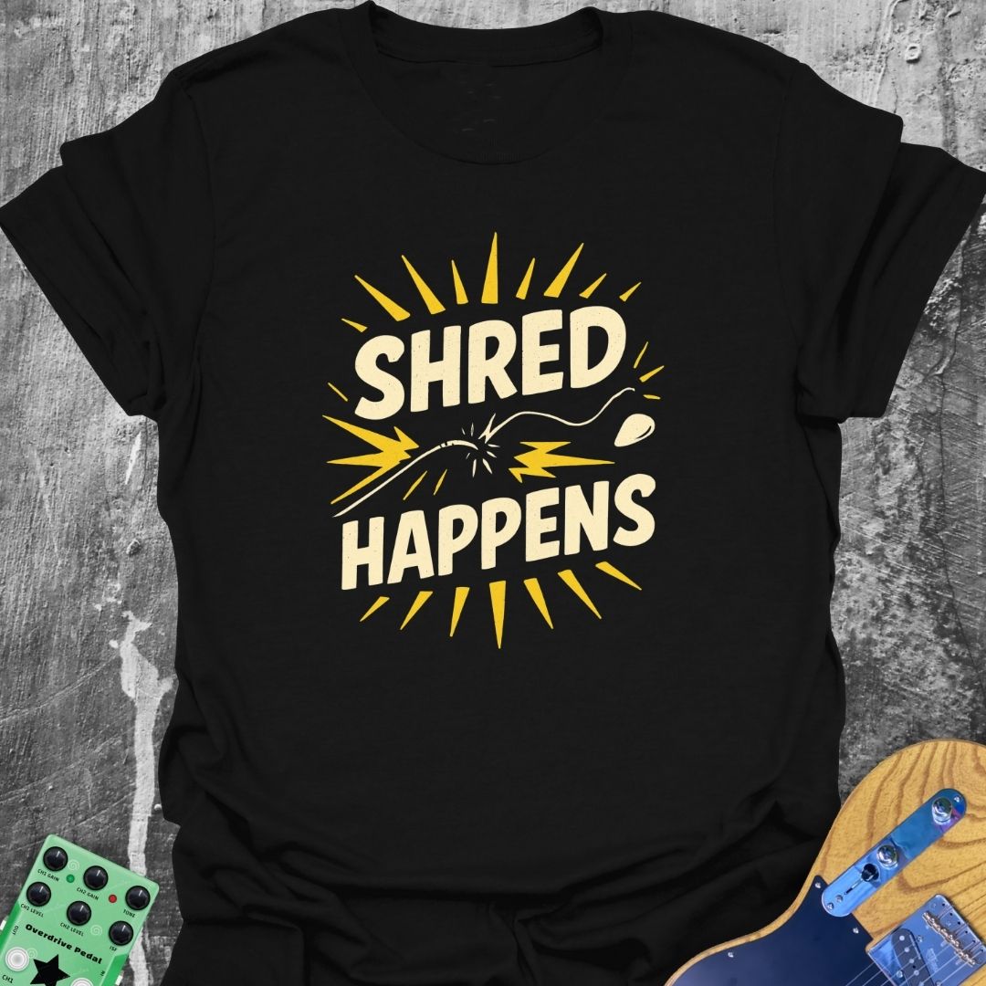 Shred Happens Music Tee