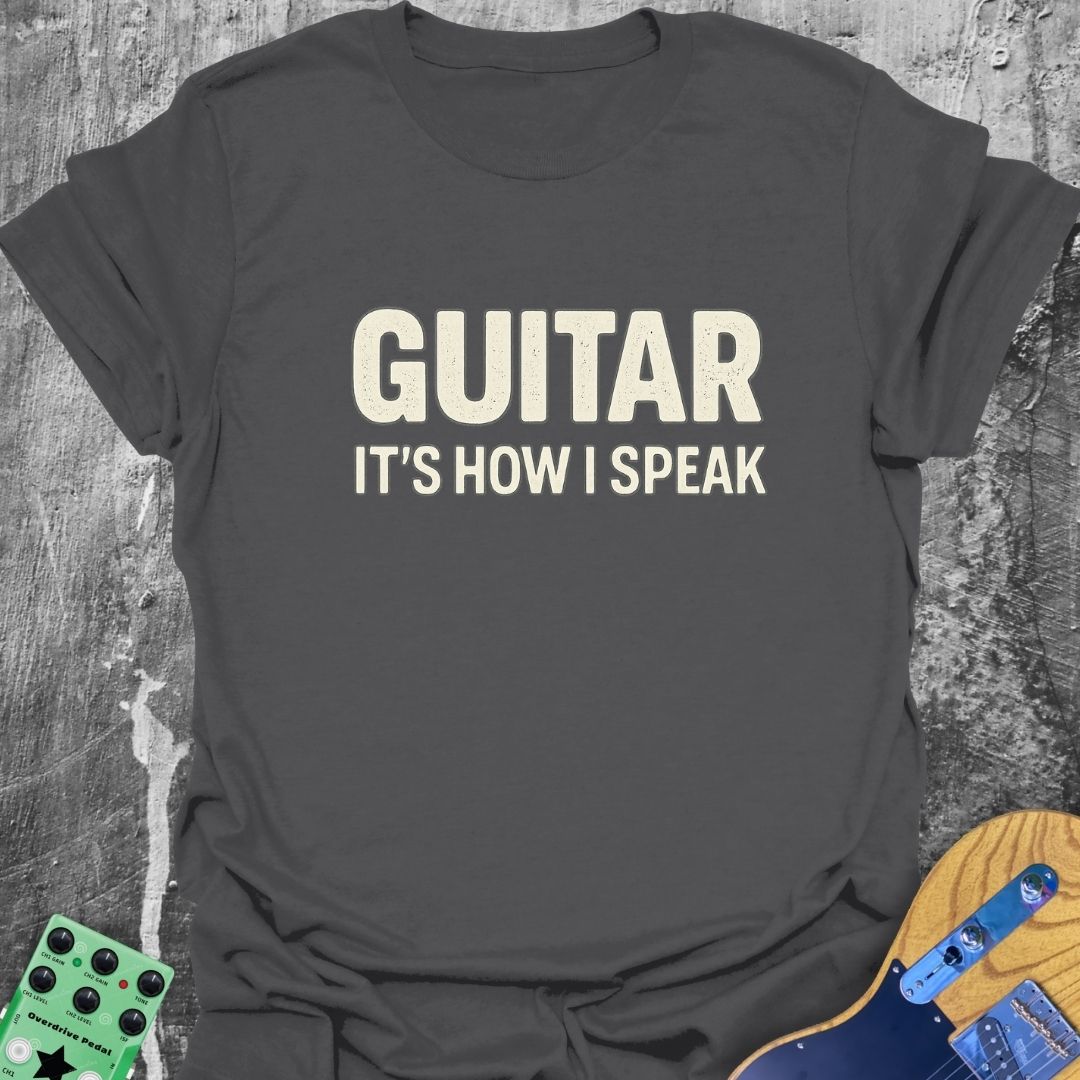 Guitar - It's How I Speak Music Tee