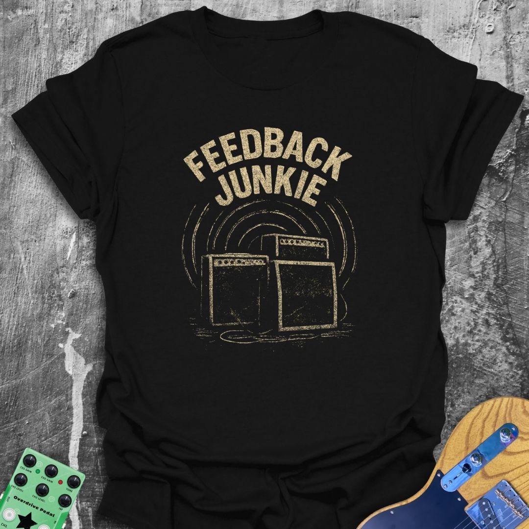 Feedback Junkie Music Tee