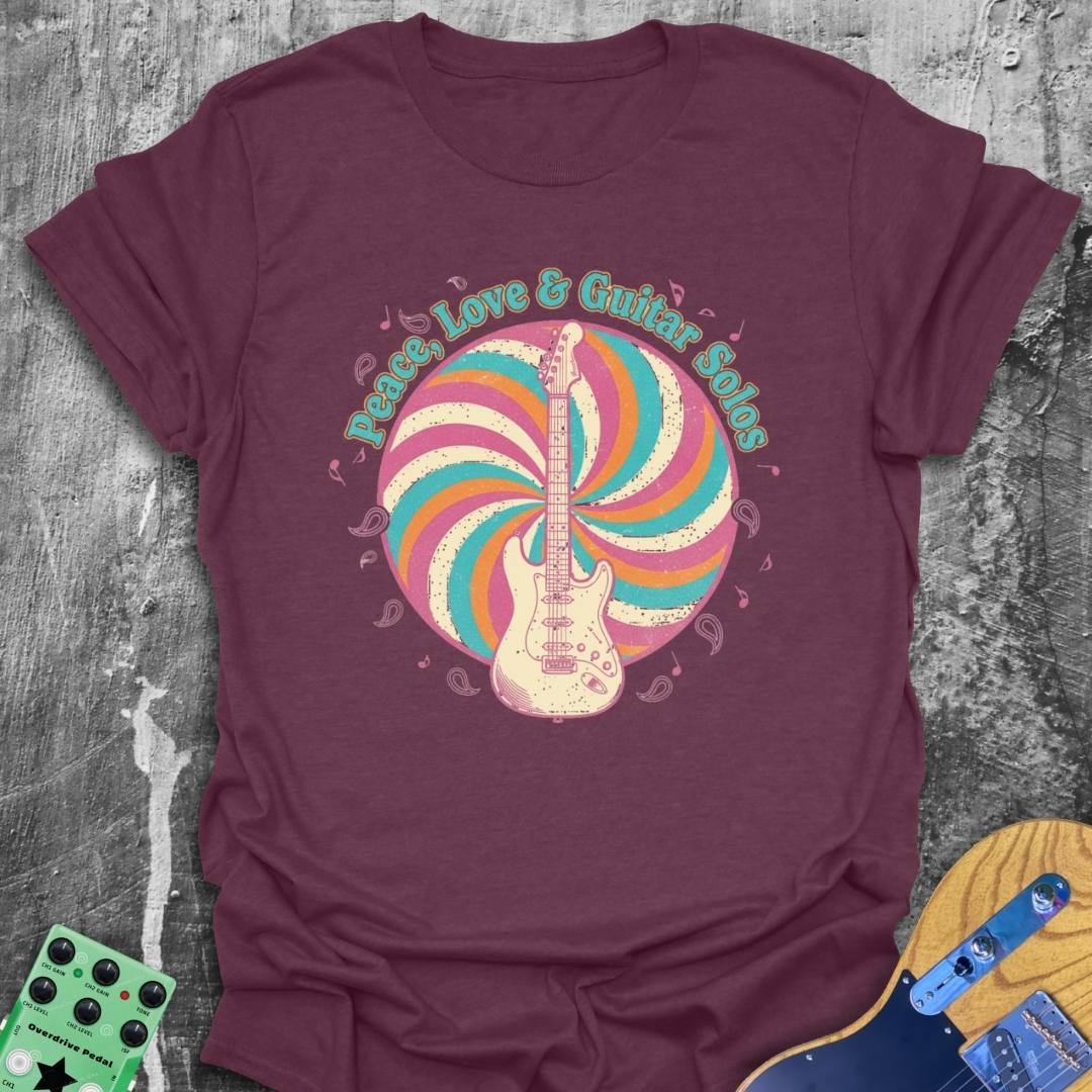 Peace Love Solos Music Tee