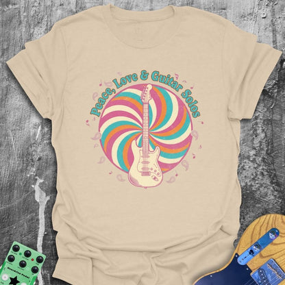 Peace Love Solos Music Tee