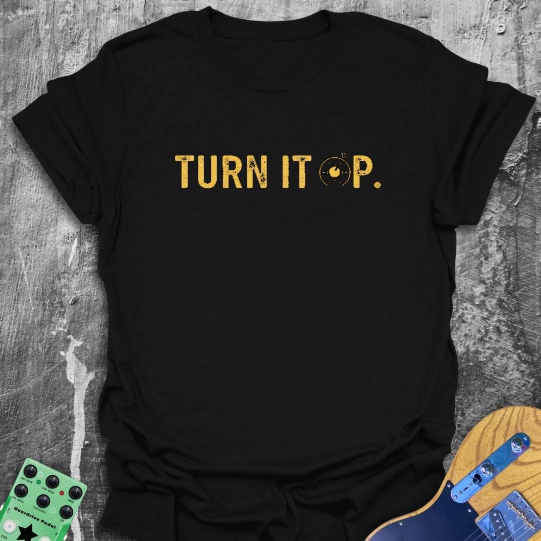 Turn It Up Music Tee