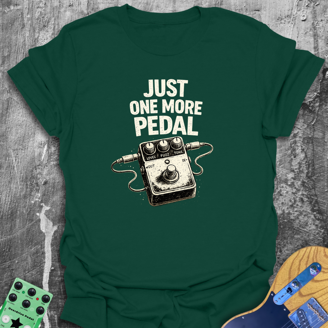 Just One More Pedal Music Tee