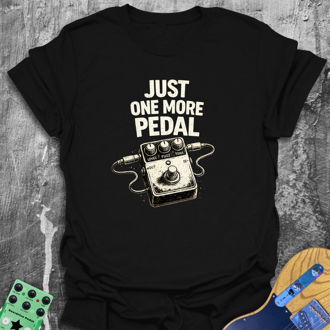 Just One More Pedal Music Tee