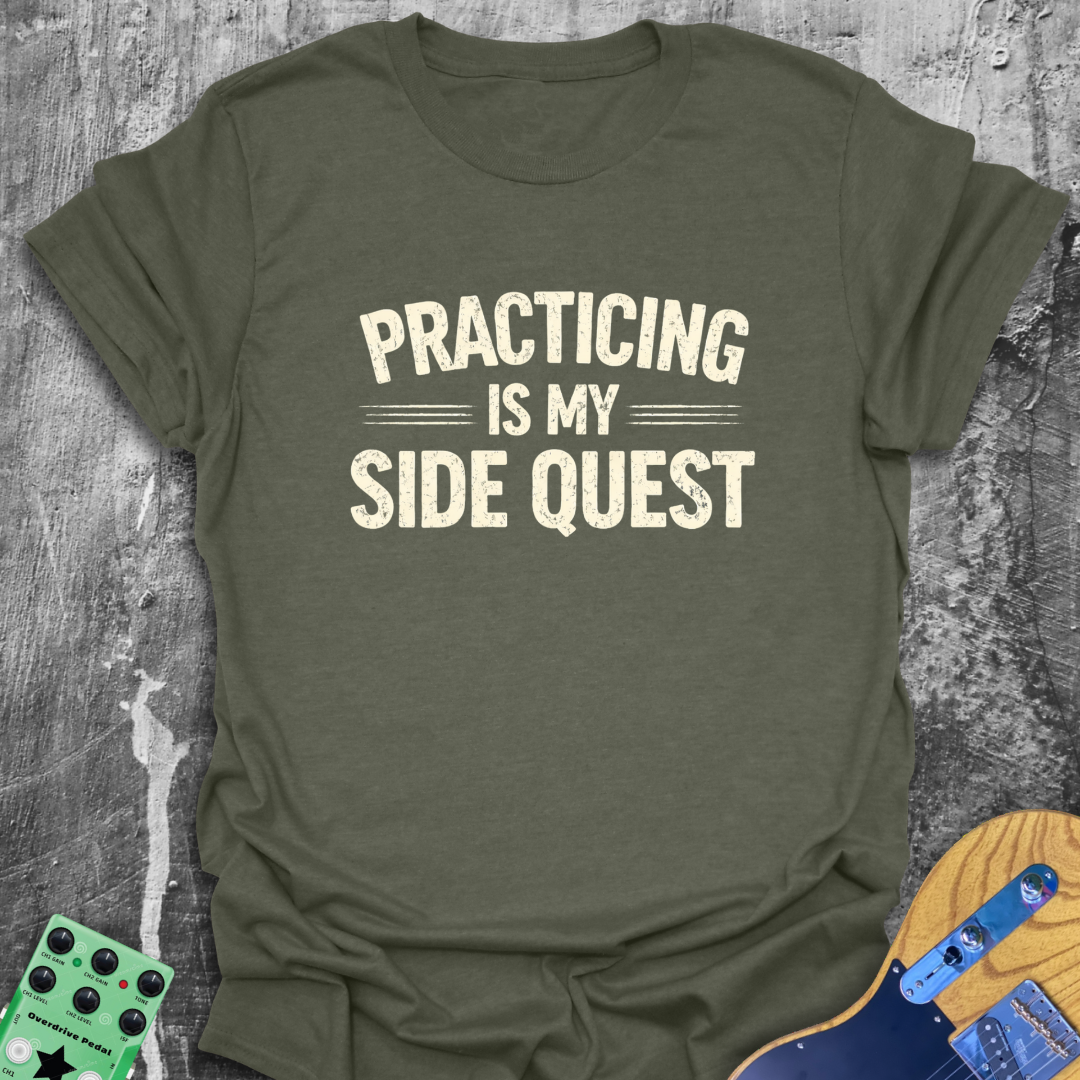 Practicing Is My Sidequest Music Tee