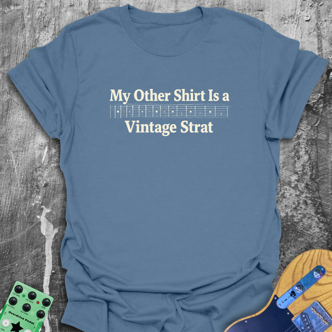 My Other Shirt is a Vintage Strat Music Tee