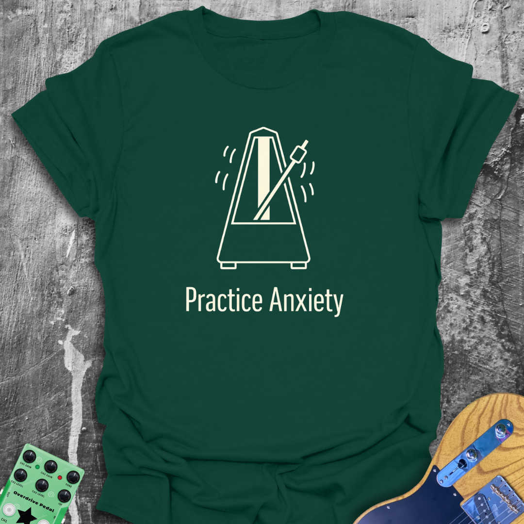 Practice Anxiety Music Tee