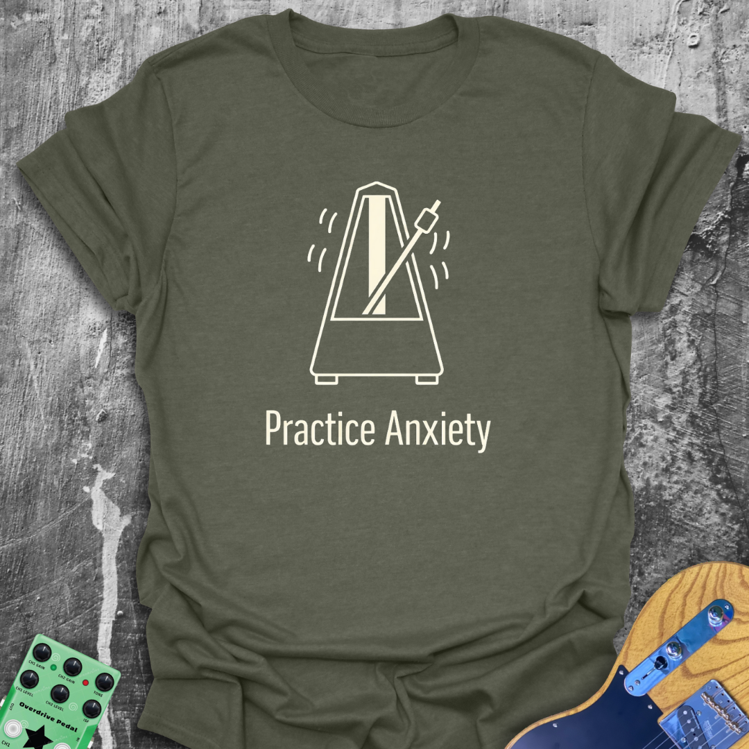 Practice Anxiety Music Tee