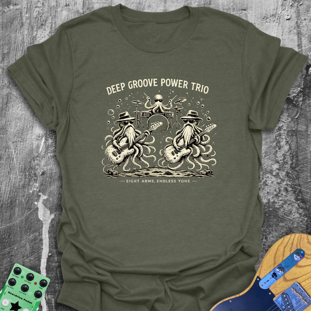 Deep Groove Power Trio Music Tee