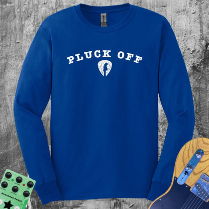 Pluck Off! Long Sleeve Guitar Shirt