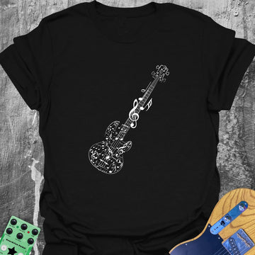 Bass Guitar Notes Tee