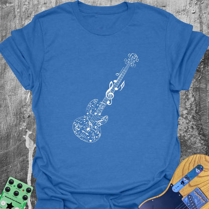 Bass Guitar Notes  T-Shirt