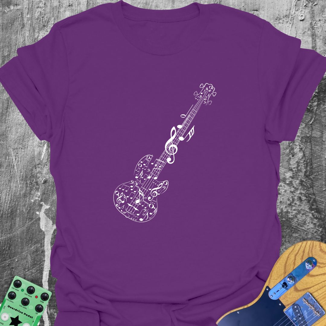 Bass Guitar Notes  T-Shirt