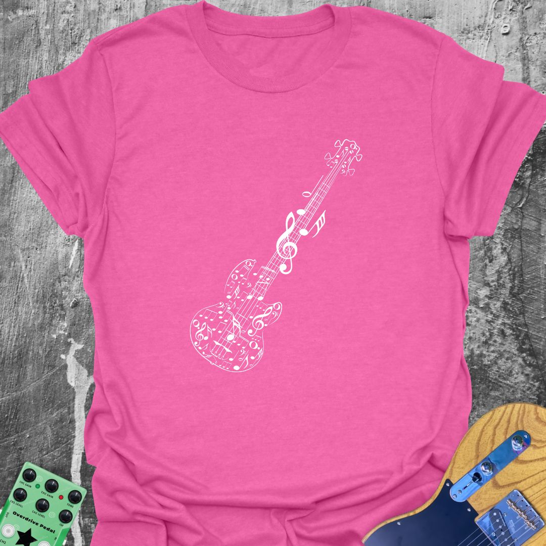 Bass Guitar Notes  T-Shirt