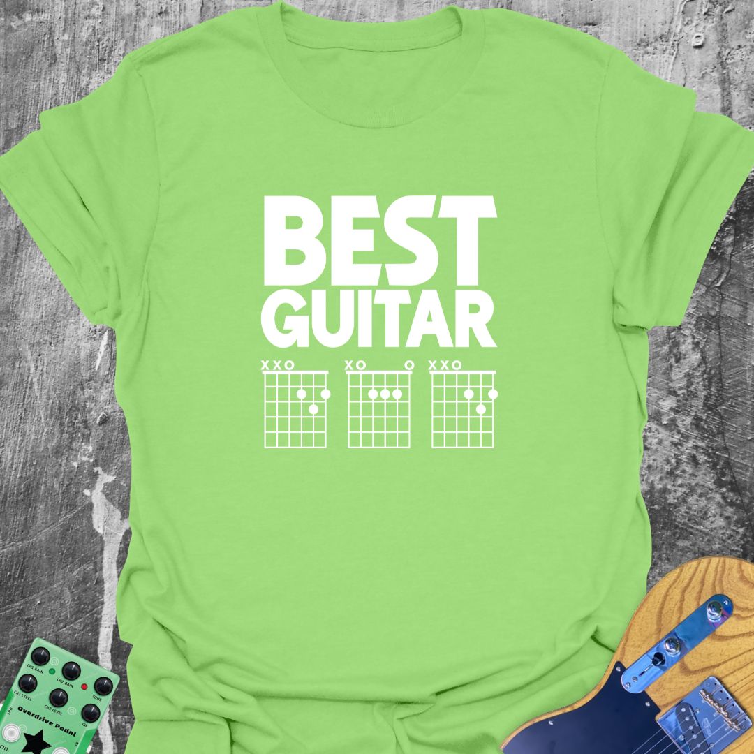 Best Guitar Dad Tee