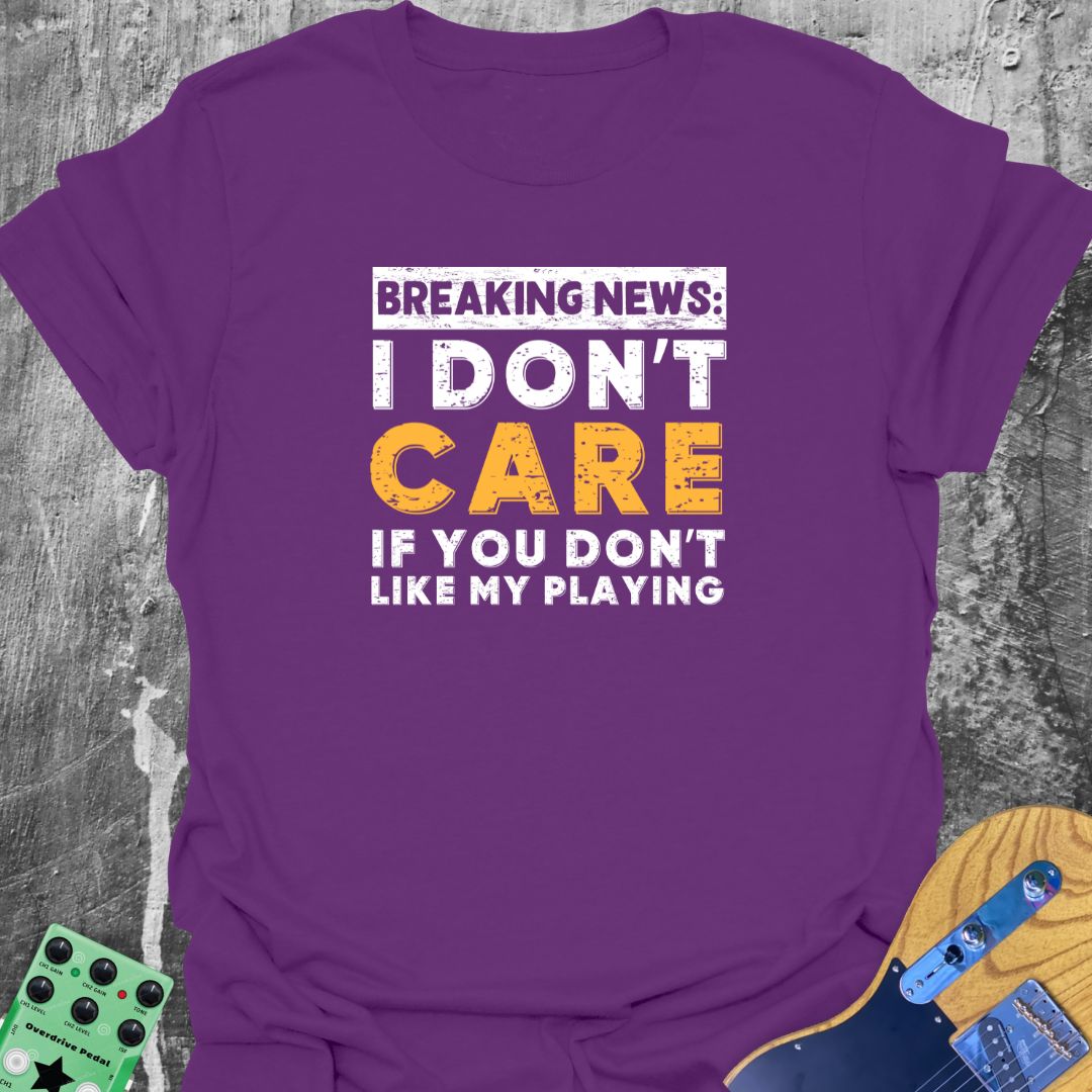 I Don't Care Guitarist T-Shirt