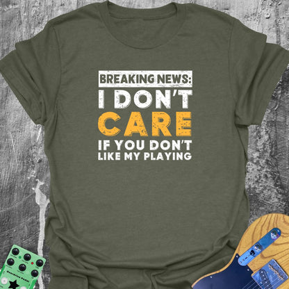I Don't Care Guitarist T-Shirt