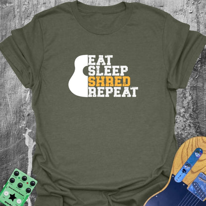 Eat Sleep Shred Repeat  T-Shirt