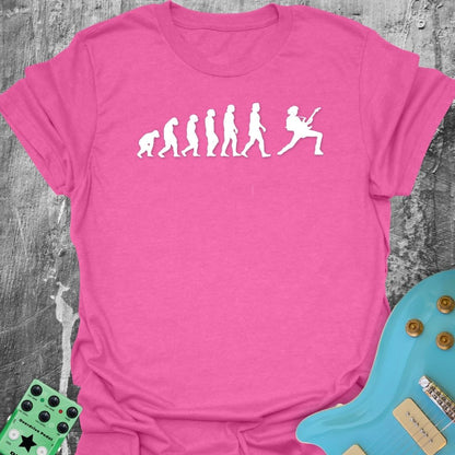 Evolution of Guitarist - Guitarist T-Shirt