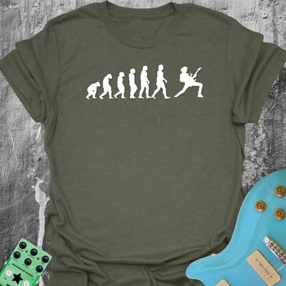 Evolution of Guitarist - Guitarist T-Shirt
