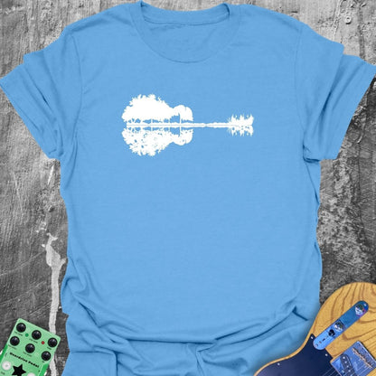 Guitar Nature Forest  T-Shirt