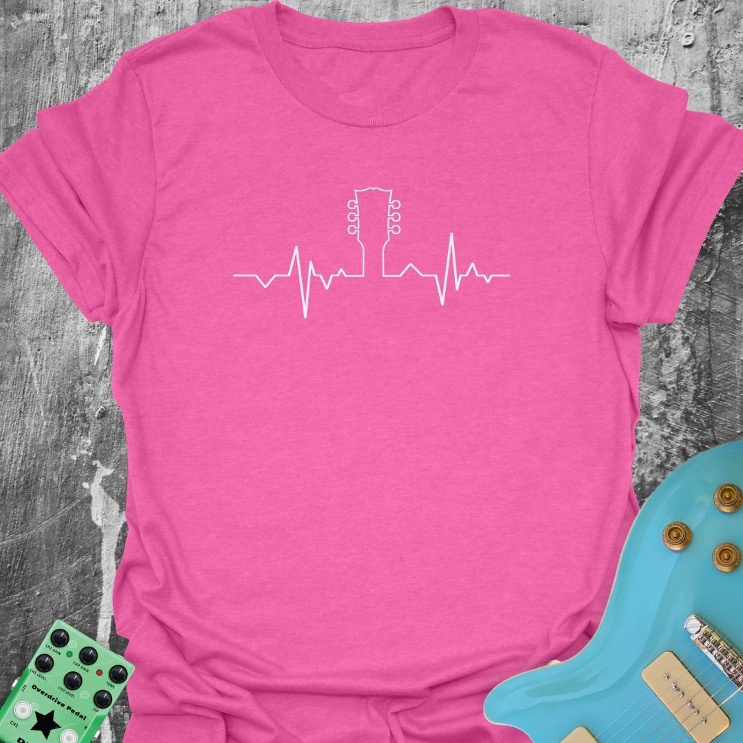 Guitar Heartbeat  T-Shirt