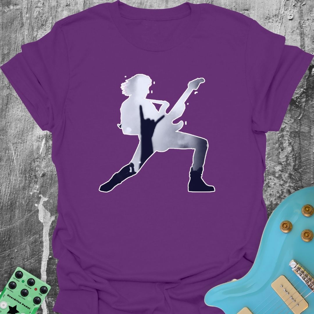 Guitar Player Hologram  T-Shirt